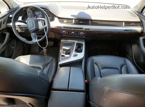 WA1LHAF73JD040402 2018 AUDI Q7 Black Widok deski rozdzielczej