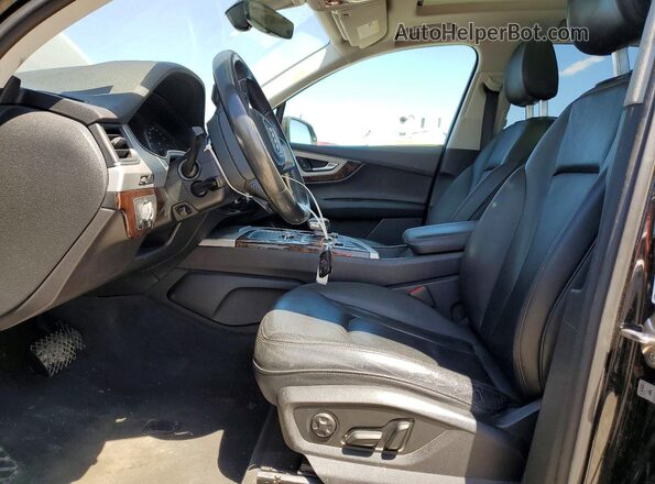 WA1LHAF73JD040402 2018 AUDI Q7 Black Widok wnętrza z przodu