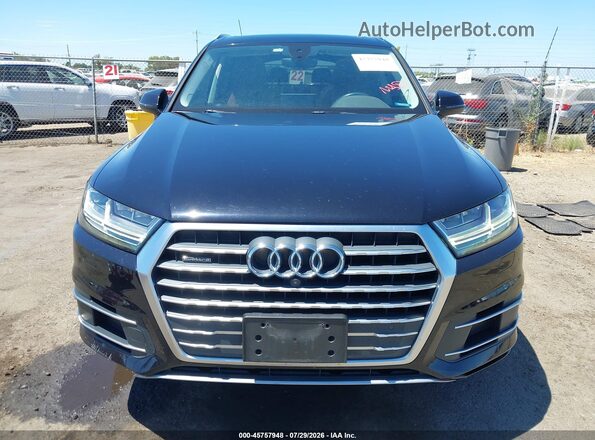 WA1LHAF73KD031703 2019 AUDI Q7 Black Widok zestawu wskaźników