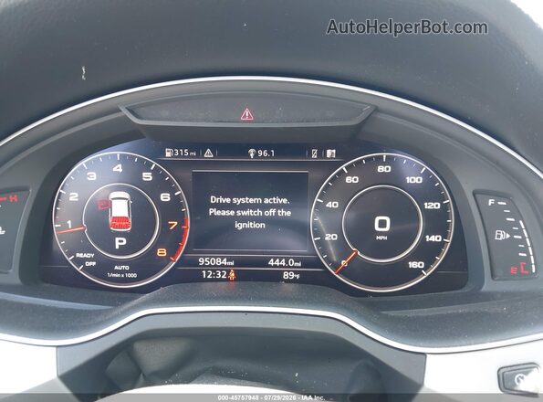WA1LHAF73KD031703 2019 AUDI Q7 Black Widok tylnych siedzeń
