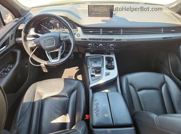 WA1LHAF74JD045169 2018 AUDI Q7 Black Առջևի վահանակի տեսք