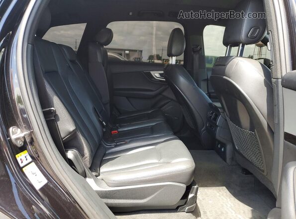 WA1LHAF74KD017731 2019 AUDI Q7 Black Rear interior view