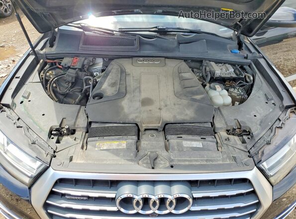 WA1LHAF74KD017731 2019 AUDI Q7 Black Engine compartment view