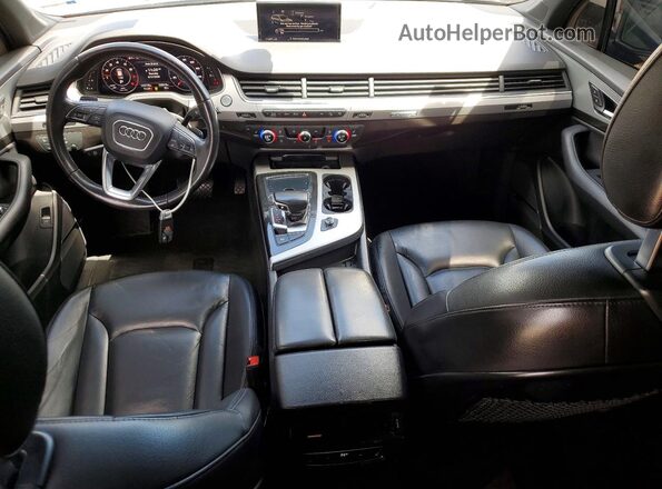 WA1LHAF74KD017731 2019 AUDI Q7 Black Dashboard view