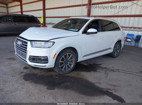 WA1LHAF75JD018983 2018 AUDI Q7 Белый Передняя левая четверть