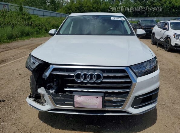 WA1LHAF75JD024556 2018 AUDI Q7 White Widok z przodu