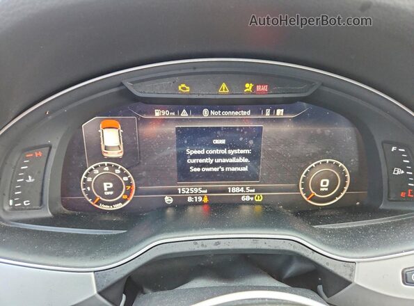 WA1LHAF76HD046897 2017 AUDI Q7 Серый Вид щитка приборов