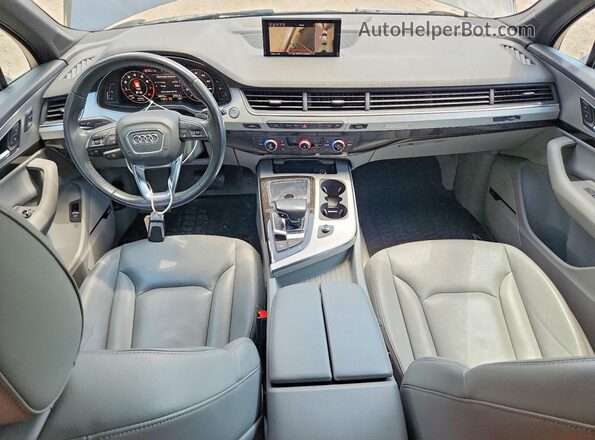WA1LHAF76KD030030 2019 AUDI Q7 Gray Вид панелі приладів