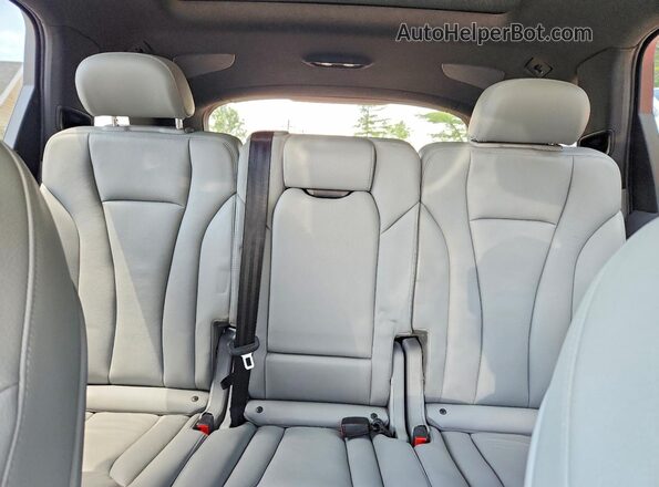 WA1LHAF76KD030030 2019 AUDI Q7 Gray Вид задніх сидінь