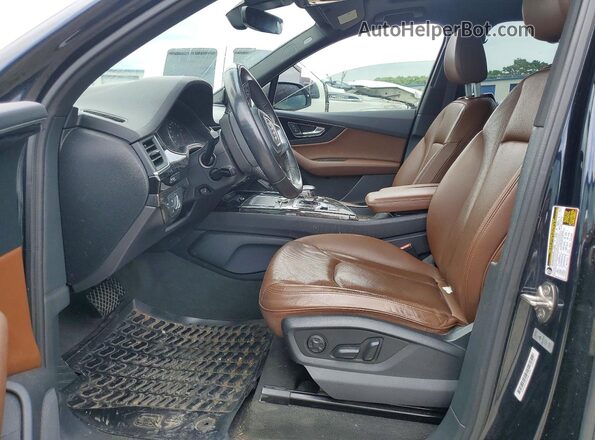 WA1LHAF77HD051168 2017 AUDI Q7 Blue Front interior view