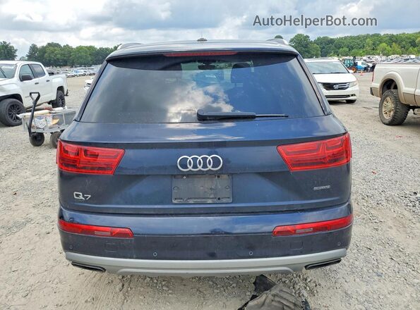WA1LHAF77HD051168 2017 AUDI Q7 Blue Rear view
