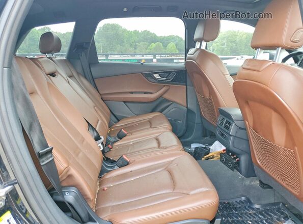 WA1LHAF77HD051168 2017 AUDI Q7 Blue Rear interior view