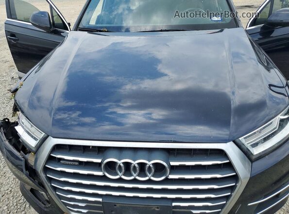 WA1LHAF77HD051168 2017 AUDI Q7 Blue Engine compartment view