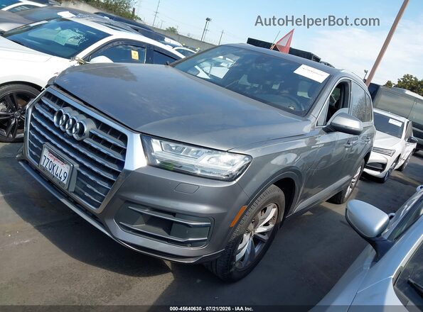 WA1LHAF77HD052305 2017 AUDI Q7 Gray წინა მარცხენა ხედი სამი მეოთხედიდან