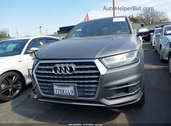 WA1LHAF77HD052305 2017 AUDI Q7 Gray ხელსაწყოთა პანელის ხედი