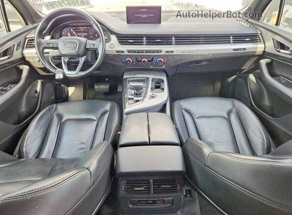 WA1LHAF77JD035283 2018 AUDI Q7 White Dashboard view