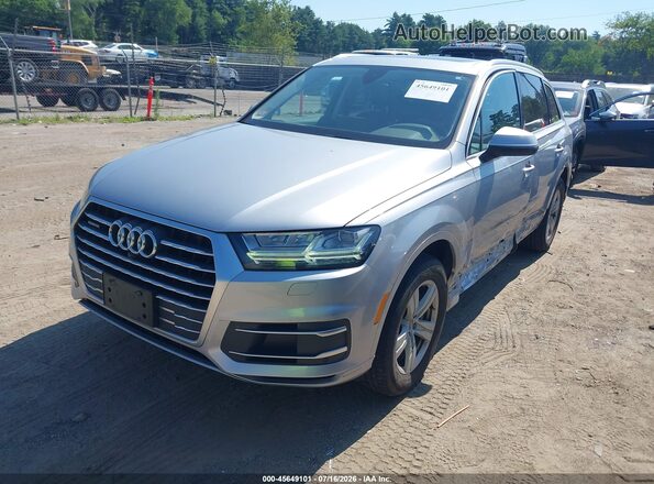 WA1LHAF77KD018565 2019 AUDI Q7 Silver Vista tres cuartos delantera izquierda