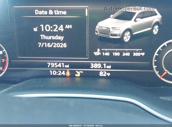 WA1LHAF77KD018565 2019 AUDI Q7 Silver 