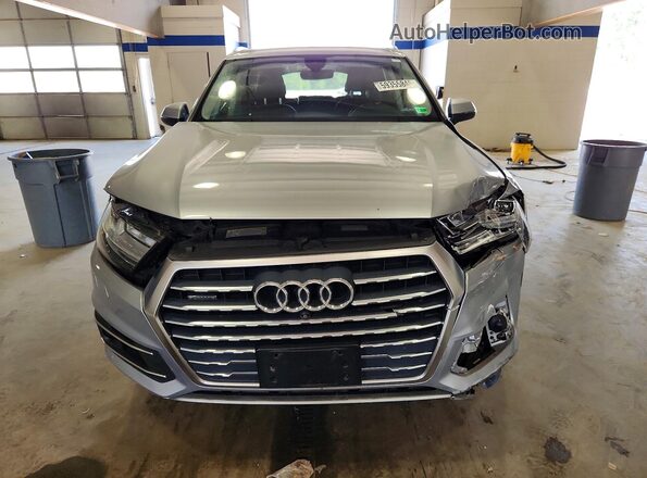 WA1LHAF77KD021627 2019 AUDI Q7 Silver Widok z przodu