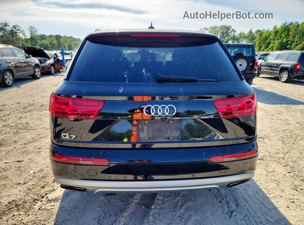 WA1LHAF77KD023894 2019 AUDI Q7 Black უკანა ხედი