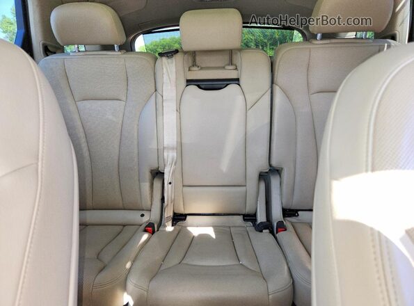 WA1LHAF77KD023894 2019 AUDI Q7 Black უკანა სავარძლების ხედი