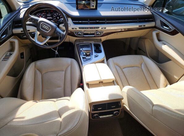 WA1LHAF77KD023894 2019 AUDI Q7 Black წინა პანელის ხედი