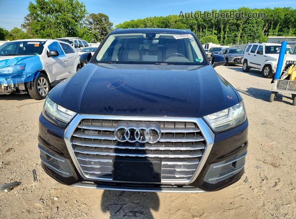 WA1LHAF77KD023894 2019 AUDI Q7 Black წინა ხედი