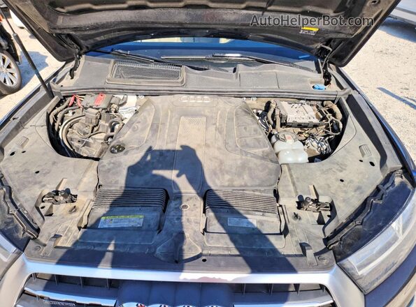 WA1LHAF77KD023894 2019 AUDI Q7 Black ძრავის განყოფილების ხედი