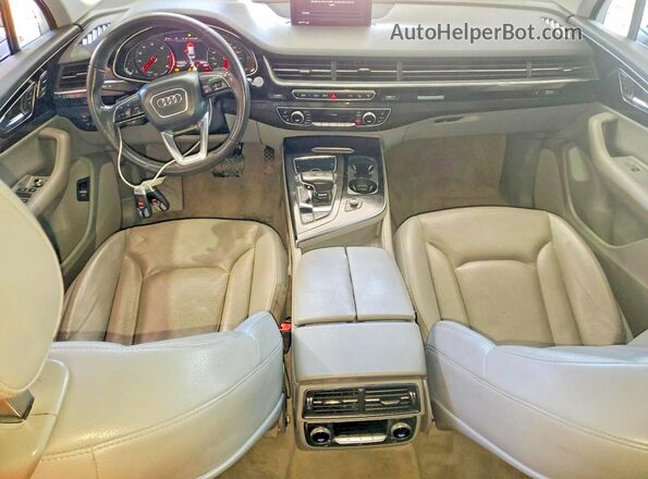 WA1LHAF78HD036162 2017 AUDI Q7 Silver წინა პანელის ხედი