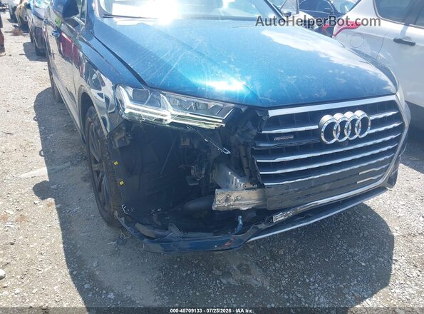 WA1LHAF78JD021862 2018 AUDI Q7 Blue Front view