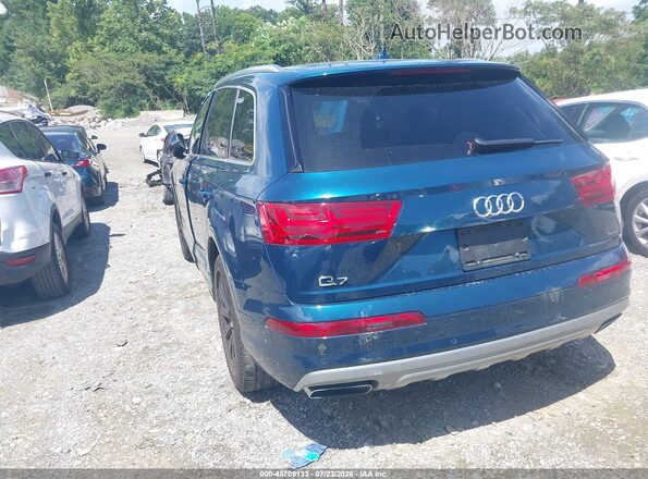 WA1LHAF78JD021862 2018 AUDI Q7 Blue Rear left