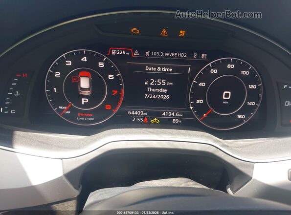 WA1LHAF78JD021862 2018 AUDI Q7 Blue Rear seats view