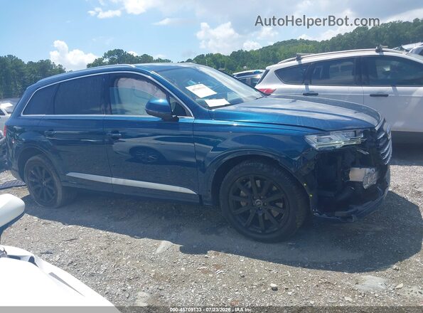 WA1LHAF78JD021862 2018 AUDI Q7 Blue Rear interior view