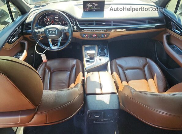 WA1LHAF79HD043153 2017 AUDI Q7 Black Вид панелі приладів