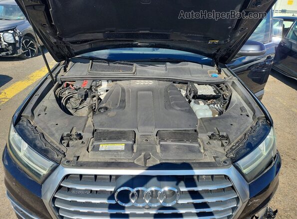 WA1LHAF79HD043153 2017 AUDI Q7 Black Вид підкапотного простору