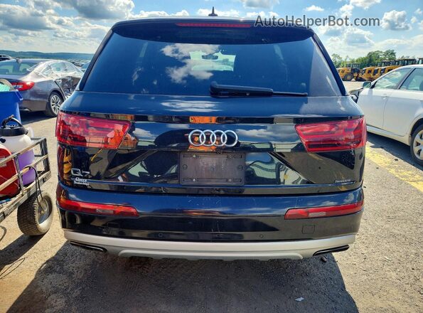 WA1LHAF79HD043153 2017 AUDI Q7 Black Вид ззаду