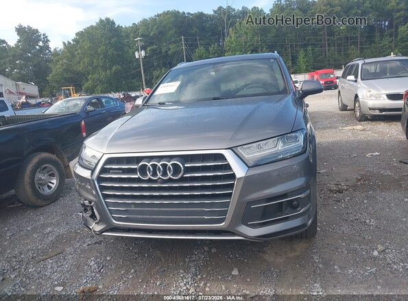 WA1LHAF79JD030344 2018 AUDI Q7 Gray Вид щитка приладів