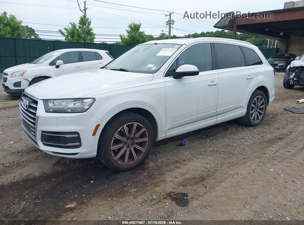 WA1LHAF7XKD043038 2019 AUDI Q7 White წინა მარცხენა ხედი სამი მეოთხედიდან