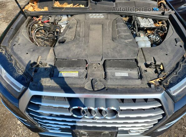 WA1LHBF74KD021462 2019 AUDI Q7 Black Вид підкапотного простору
