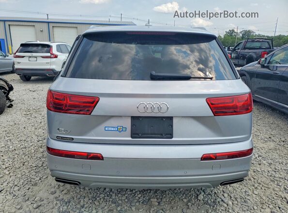 WA1LHBF79KD014698 2019 AUDI Q7 Silver Widok z tyłu