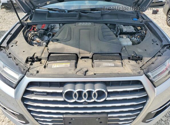 WA1LHBF79KD014698 2019 AUDI Q7 Silver Widok komory silnika