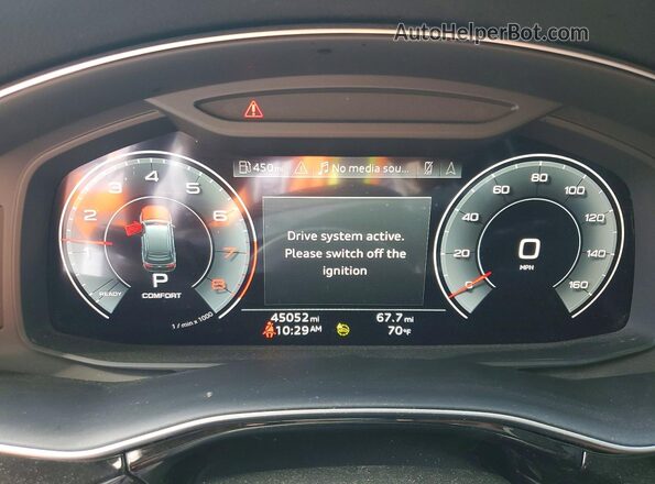 WA1LJAF72MD041470 2021 AUDI Q7 White Սարքավորումների վահանակի տեսք