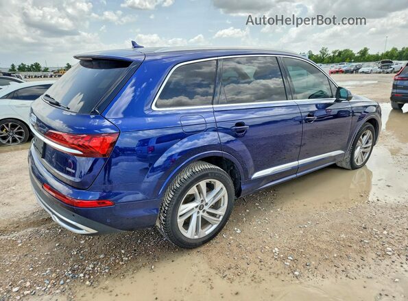 WA1LJAF75MD025263 2021 AUDI Q7 Blue Tył prawy
