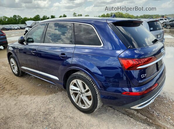 WA1LJAF75MD025263 2021 AUDI Q7 Blue Tył lewy
