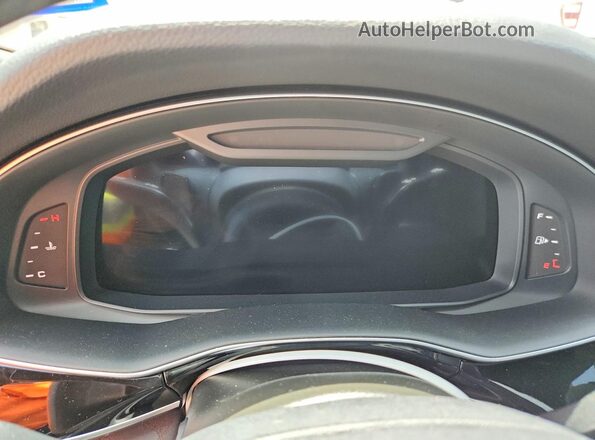 WA1LJAF75MD025263 2021 AUDI Q7 Blue Widok zestawu wskaźników