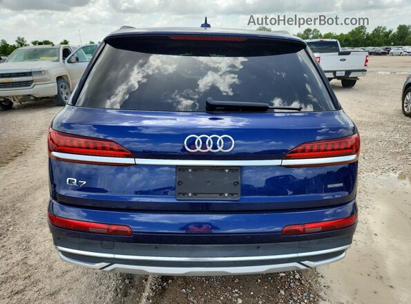 WA1LJAF75MD025263 2021 AUDI Q7 Blue Widok z tyłu