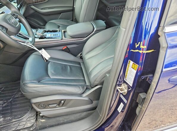 WA1LJAF75MD025263 2021 AUDI Q7 Blue Widok naklejki z numerem VIN