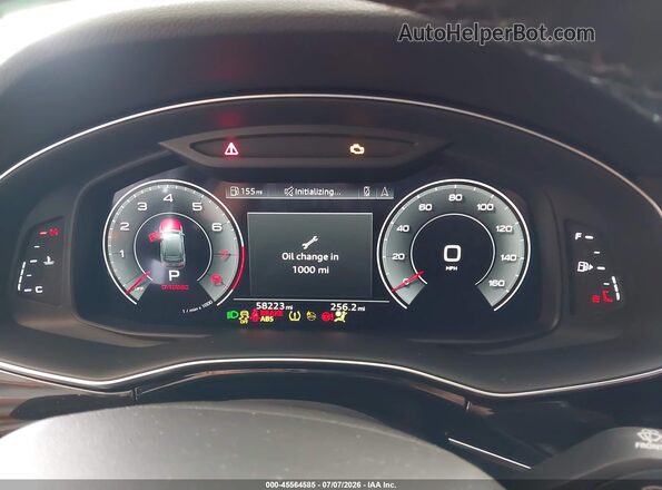 WA1LJAF7XMD035576 2021 AUDI Q7 Gray Widok tylnych siedzeń