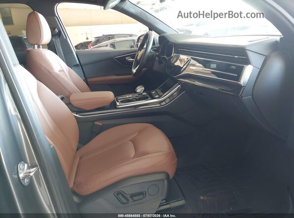 WA1LJAF7XMD035576 2021 AUDI Q7 Gray Widok wnętrza z przodu
