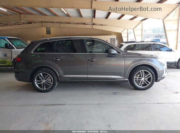 WA1LJAF7XMD035576 2021 AUDI Q7 Gray Widok wnętrza z tyłu